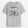 4640AFR2 T shirt Personnalise La Bande a Papa Version Carte Simple 4640a8h8b