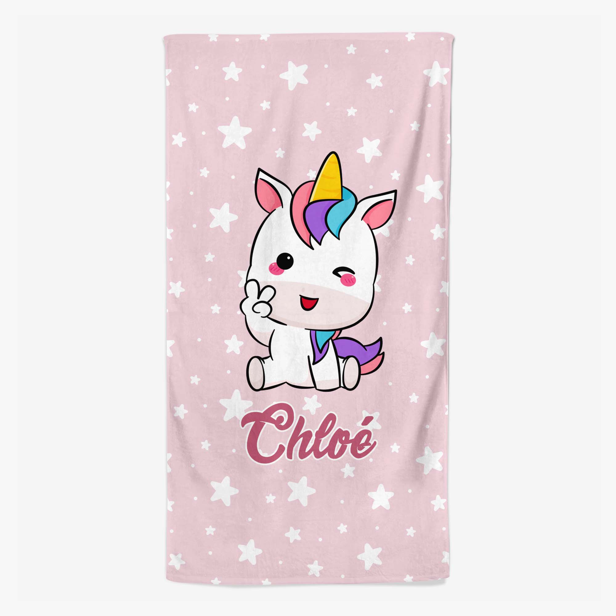 4648BFR2 serviette de plage personnalisee licorne 4648b5l0k_94a77dd6 dfde 4ee0 a6ea 09dff68ab891