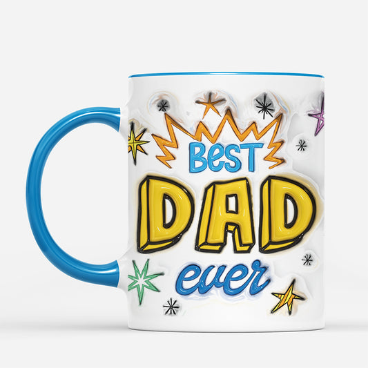 4653MFR2 effet dimpression 3d mug personnalise papa best dad ever 4653m5l5b