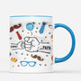 4653MFR3 effet dimpression 3d mug personnalise papa best dad ever 4653m5l5b