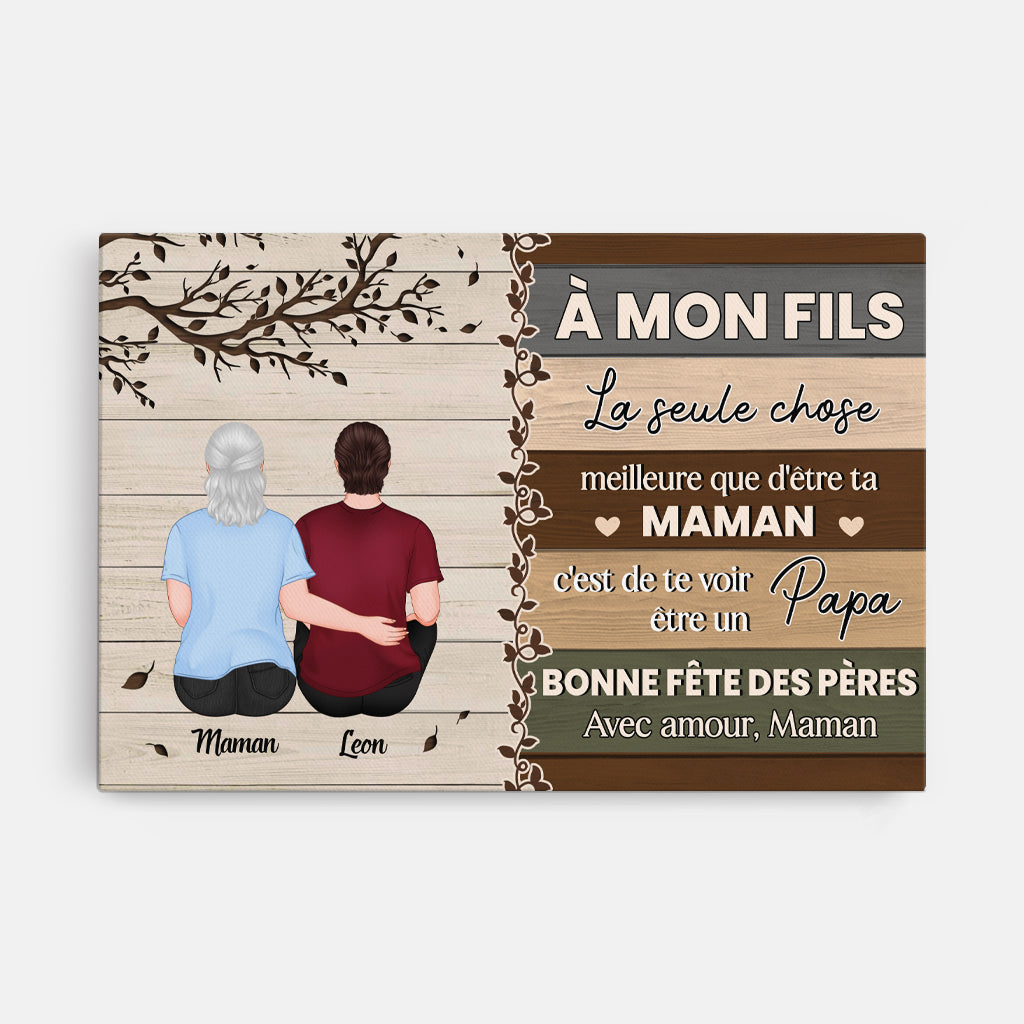 4654CFR1 toile fete des peres personnalisee a mon fils photo 4654c6kab