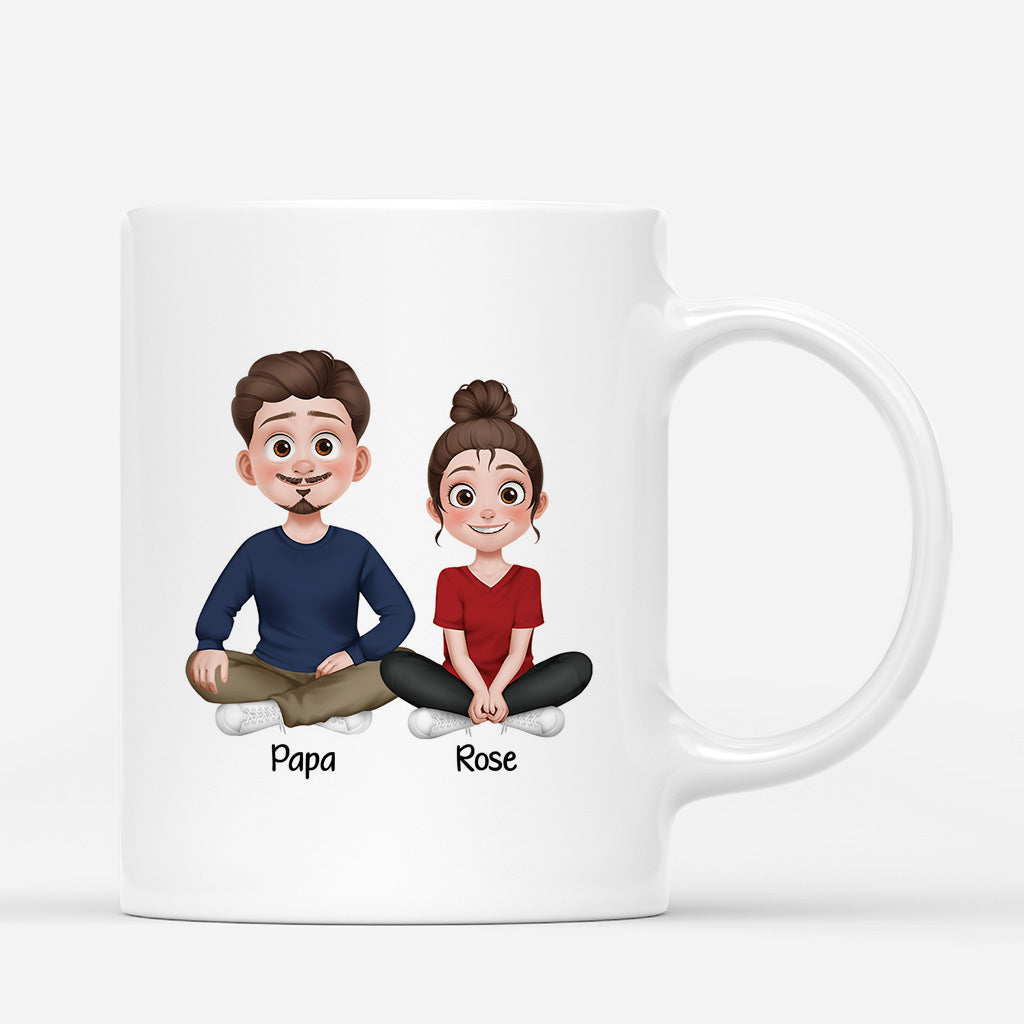 4657MFR3 mug pour maman personnalise toujours coeur a coeur 4657m6yma