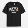 4662AFR1 t shirt personnalise meilleur papa du monde photos 4662a3h5b