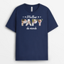 4662AFR2 t shirt personnalise meilleur papa du monde photos 4662a3h5b
