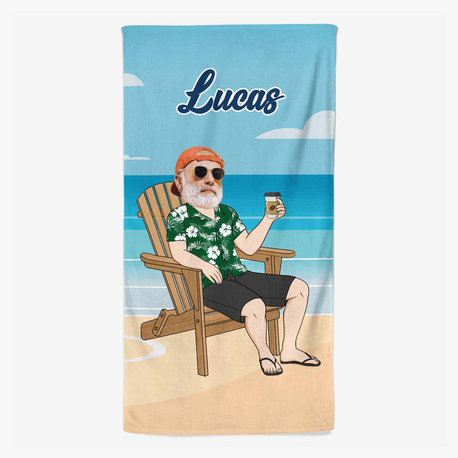 Cadeau Original Pour Femme Été - Serviette De Plage Personnalisable
