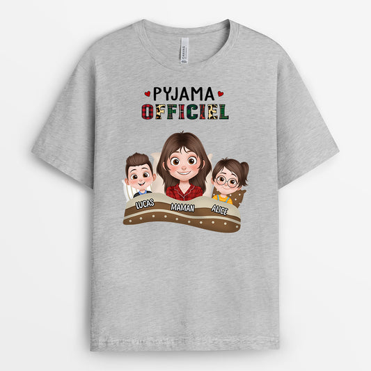 4671AFR2 tee shirt personnalise t shirt de nuit officiel patchwork 4671a3q0a