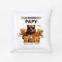 4675PFR2 coussin personnalise la bande a papy ours 4675p3t5b