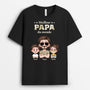 4676AFR1 tee shirt personnalise meilleur papa soldat version carte 4676a3t0b