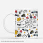 4683MFR1 effet dimpression 3d mug personnalise papa police 4683m565b