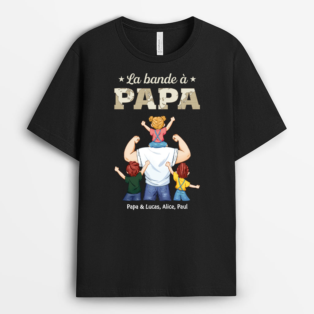 4693AFR1 t shirt personnalise la bande a papa muscle 4693a5t5b
