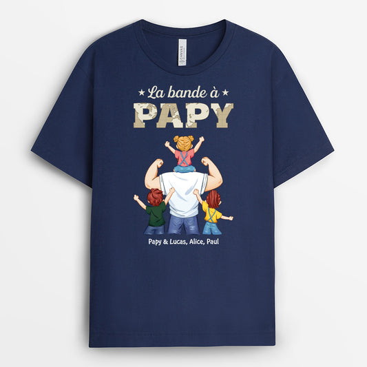 4693AFR2 t shirt personnalise la bande a papa muscle 4693a5t5b