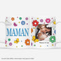 4700MFR1 mug personnalise maman dessin fleurs colorees et photos 4700m