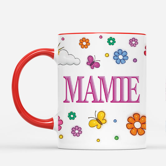 4700MFR2 mug personnalise maman dessin fleurs colorees et photos 4700m