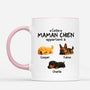 4702MFR2 mug personnalise ce papa appartient a chiens dormant 4702m6l5b