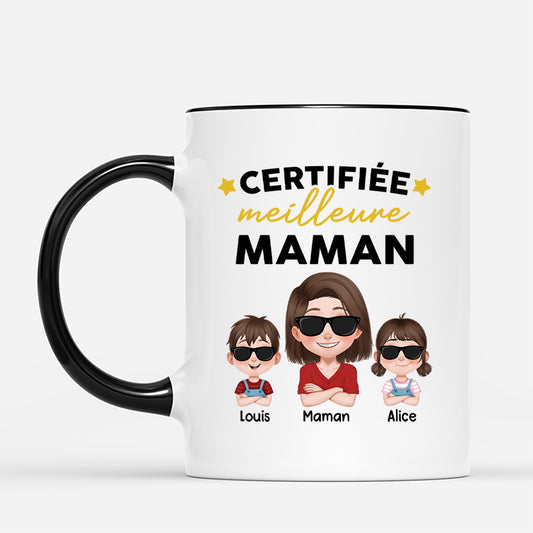 4703MFR2 mug personnalise certificat du meilleur papa 4703m6t0b