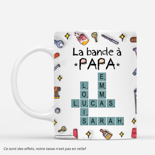 4705MFR1 effet dimpression 3d mug personnalise la bande a papa mots croises avec outils 4705m6n5b