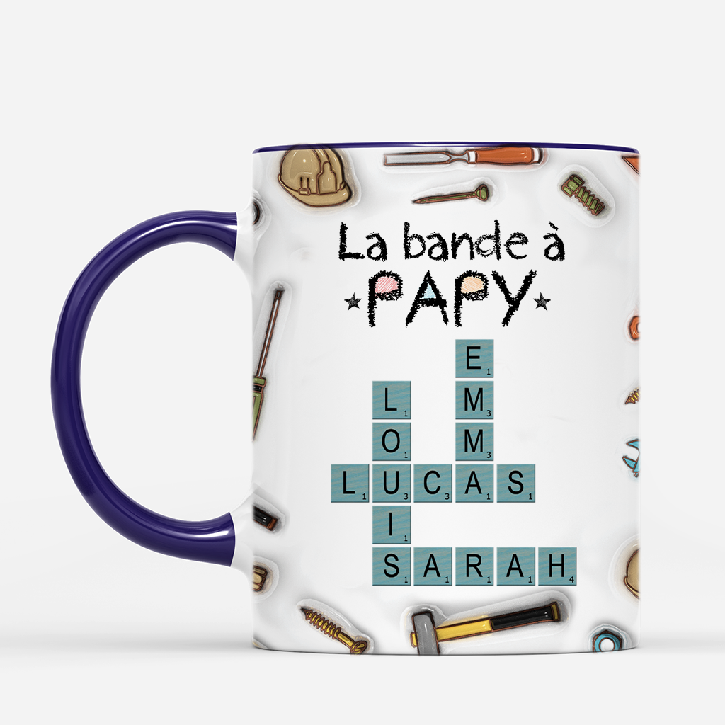 4705MFR2 effet dimpression 3d mug personnalise la bande a papa mots croises avec outils 4705m6n5b