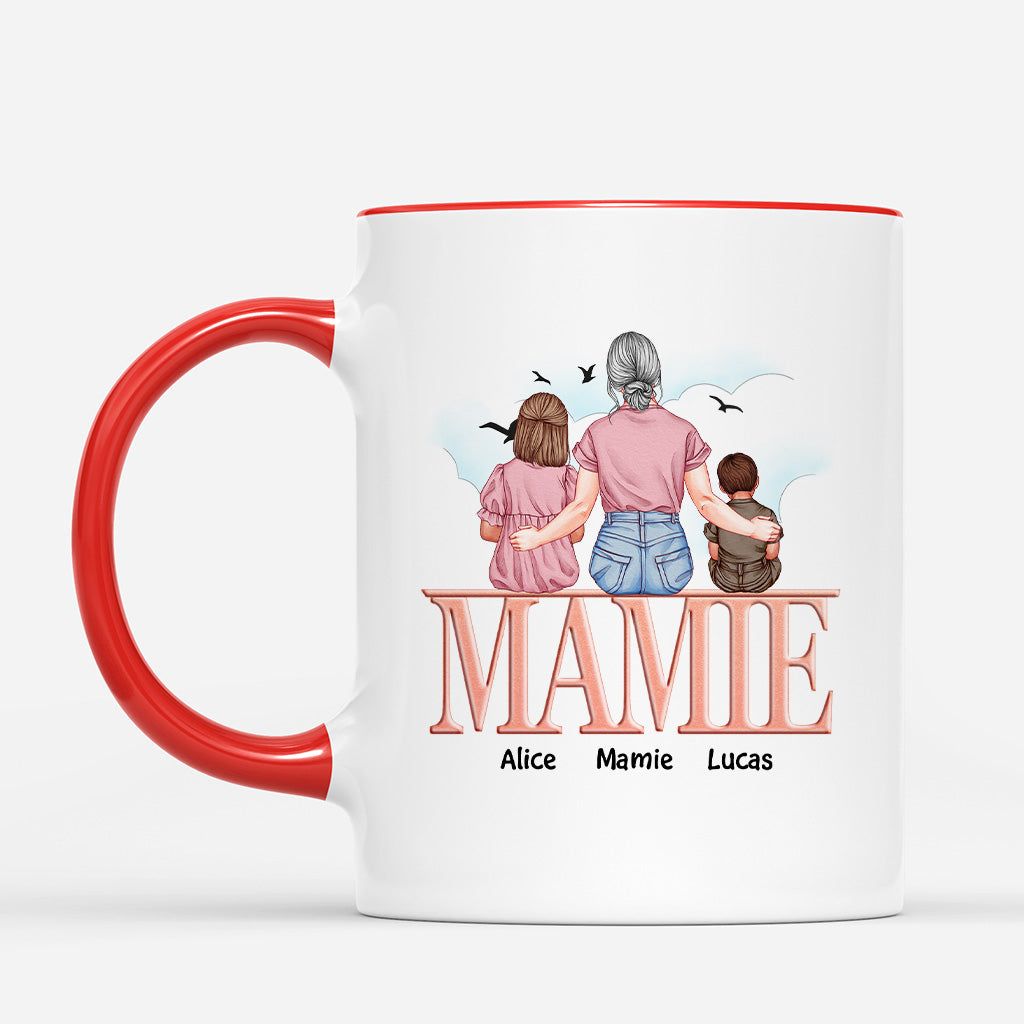 4708MFR2 mug personnalise papa et ses enfants version ciel 4708m6t5b