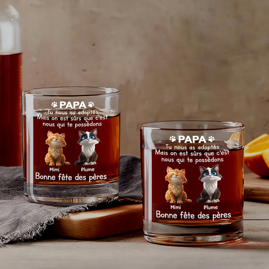 4716IFR1 verre a whisky personnalise avec chat c_est moi qui te possede 4716ikytd