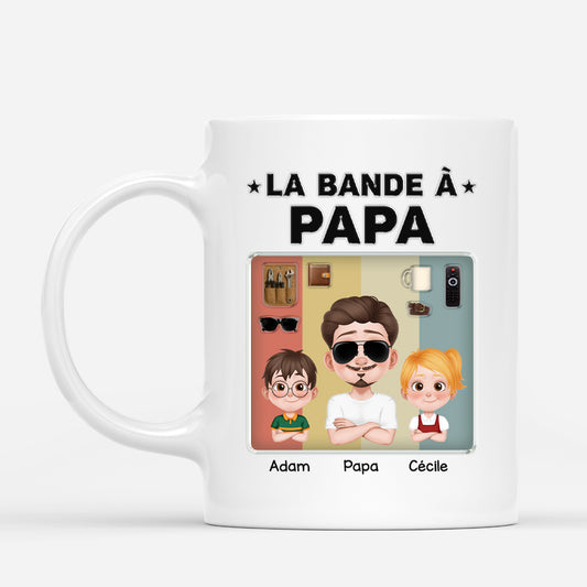 4719MFR1 effet dimpression 3d mug personnalise la bande a papa design portraits 4719m5tab
