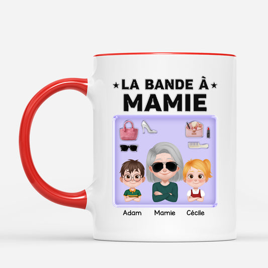 4719MFR2 effet dimpression 3d mug personnalise la bande a papa design portraits 4719m5tab