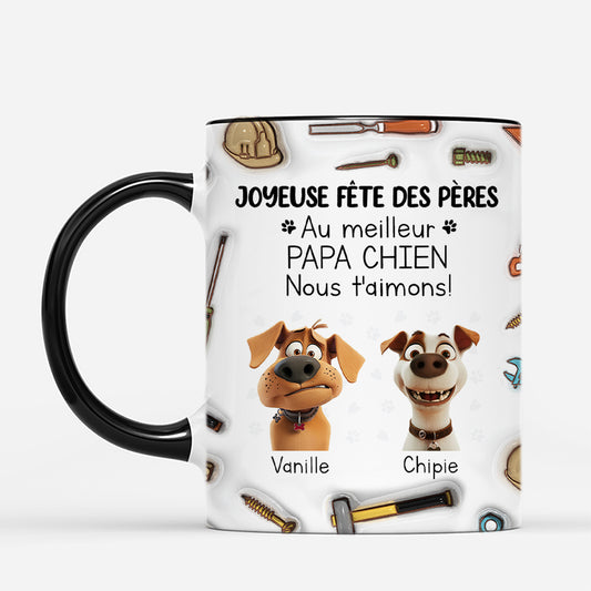 4721MFR2 effet dimpression 3d mug personnalise au meilleur papa chien avec outils 4721mkt0c
