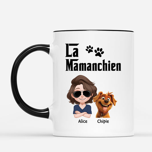 4725MFR2 mug personnalise le papa chien design cartoon 4725mkm0c