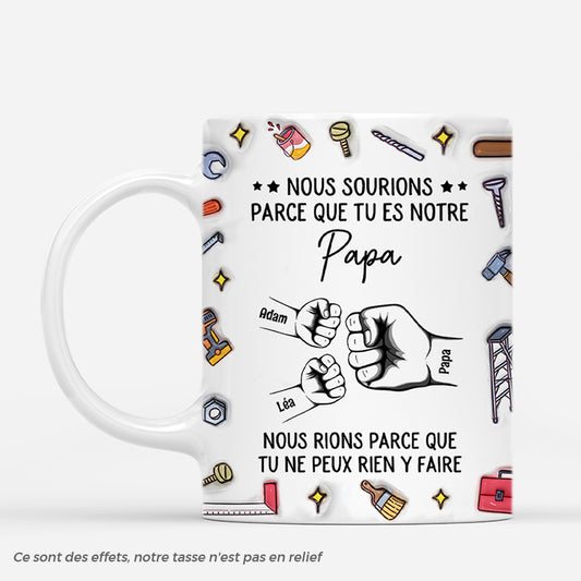 4729MFR1 effet dimpression 3d mug personnalise tu es notre papa poings et outils 4729mkm5b_265730bd a98f 481b a162 e34fbec5506f