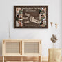 4739CFR3 toile personnalisee meilleur papa version bois avec photos 4739C36AB