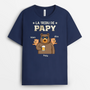 4740AFR2 T shirt Personnalise La Tribu De Papa Ours 4740A3H7B
