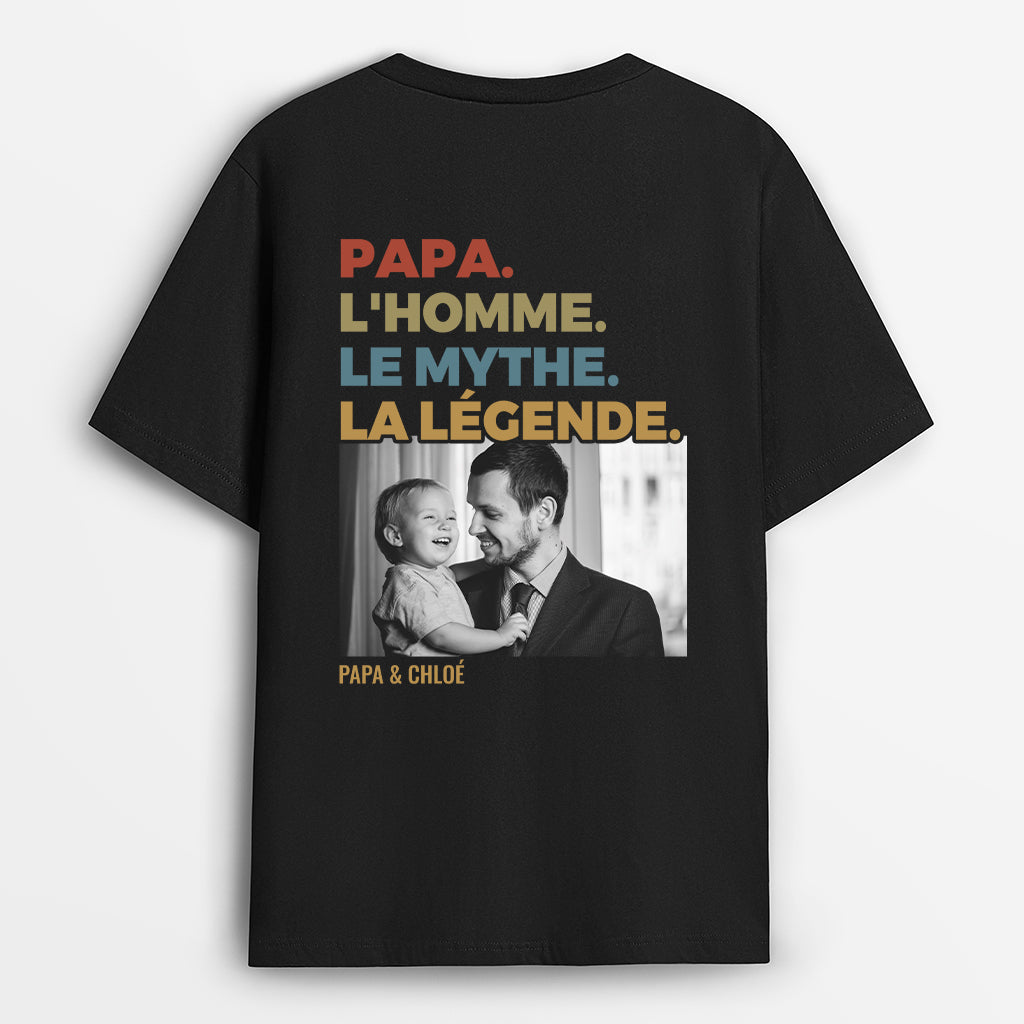 4742AFR1 t shirt personnalise papa avec photo l_homme