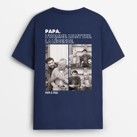 4743AFR1 t shirt personnalise papa avec photo l_homme