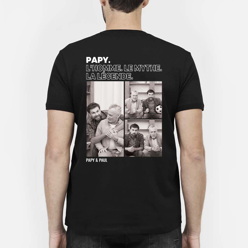 4743AFR2 t shirt personnalise papa avec photo l_homme