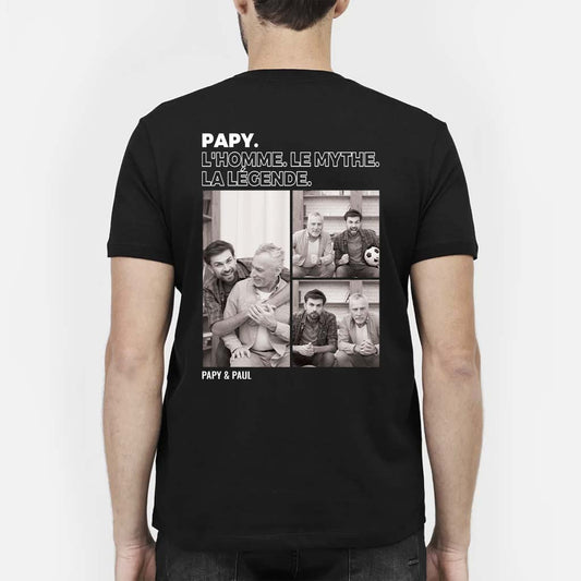 4743AFR2 t shirt personnalise papa avec photo l_homme