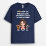 4755AFR2 t shirt personnalise humour meilleur papa chien 4755a8hnc