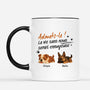 4756MFR2 mug pour amoureux des chiens la vie ennuyeuse sans nous chien dormant 4756m5m5c