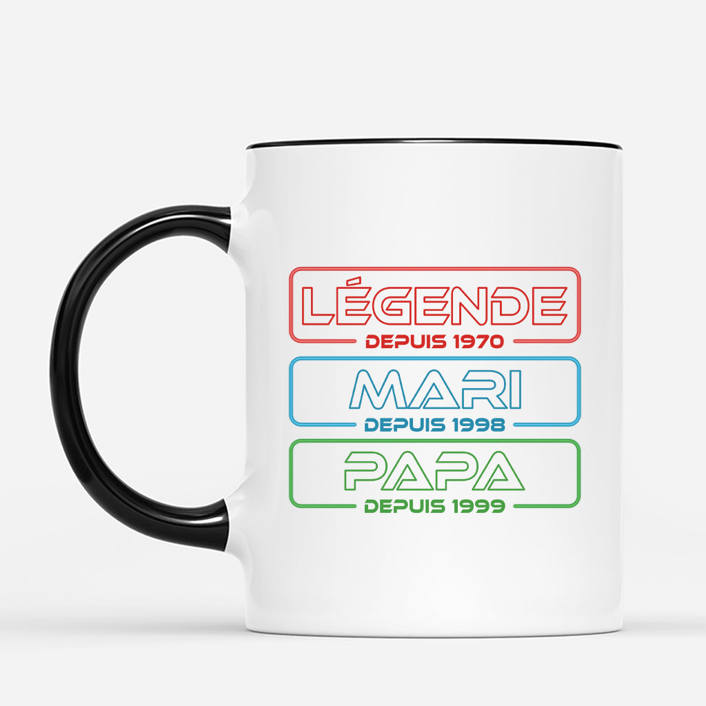 4760MFR2 mug personnalise homme legende mari papa papy version led 4760mk85b