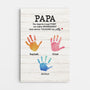 4766CFR1 toile personnalisee papa peu importe a quel point ces mains grandissent 4766c64ab