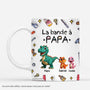 4781MFR1 effet dimpression 3d mug personnalise la bande a papa dinosaure avec outils 4781m3t5b
