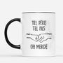 4783MFR2 effet dimpression 3d mug personnalise tel pere telle fille poings 4783m88ab