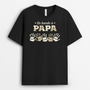 4807AFR1 T shirt Personnalise La Bande a Papa Empreintes De Mains Colorees