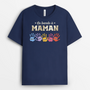 4807AFR2 T shirt Personnalise La Bande a Papa Empreintes De Mains Colorees