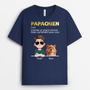 4808AFR2 t shirt personnalise definition de papa chien cool couleur fonce 4808akh0c