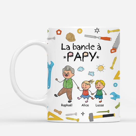 4810MFR1 mug personnalise papy ouvrier dessin crayon 4810mkm0b