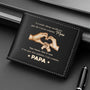 4814JFR2 portefeuille cuir personnalise papa la meilleure chose design coeur avec les mains 4814j6i5b