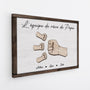 4815CFR2 toile personnalisee papa l_equipe de reve de papa poings 4815c6q5b_12cd64b1 24d9 4aa7 adcd 2402d04b3f51
