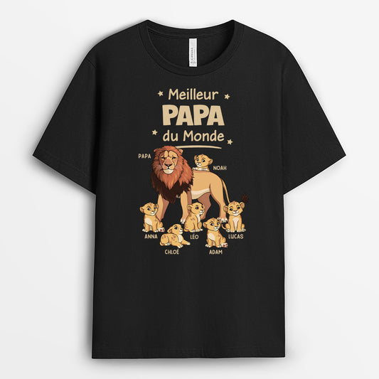 4829AFR1 t shirt personnalise meilleur papa lion couleur clair 4829a5l8b_5504158e 7fb7 43fd 888a 4437ffa0c730