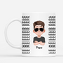 4832MFR1 mug personnalise meilleur papa classe et cool 4832m3h0b