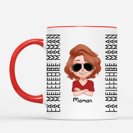 4832MFR2 mug personnalise meilleur papa classe et cool 4832m3h0b