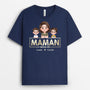 4842AFR2 t shirt personnalise papa depuis style retro cool 4842a8ttb